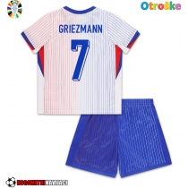 Otroške Nogometnih dresov Francija Antoine Griezmann #7 Gostujoči EP 2024 Kratki rokavi (+ hlače)